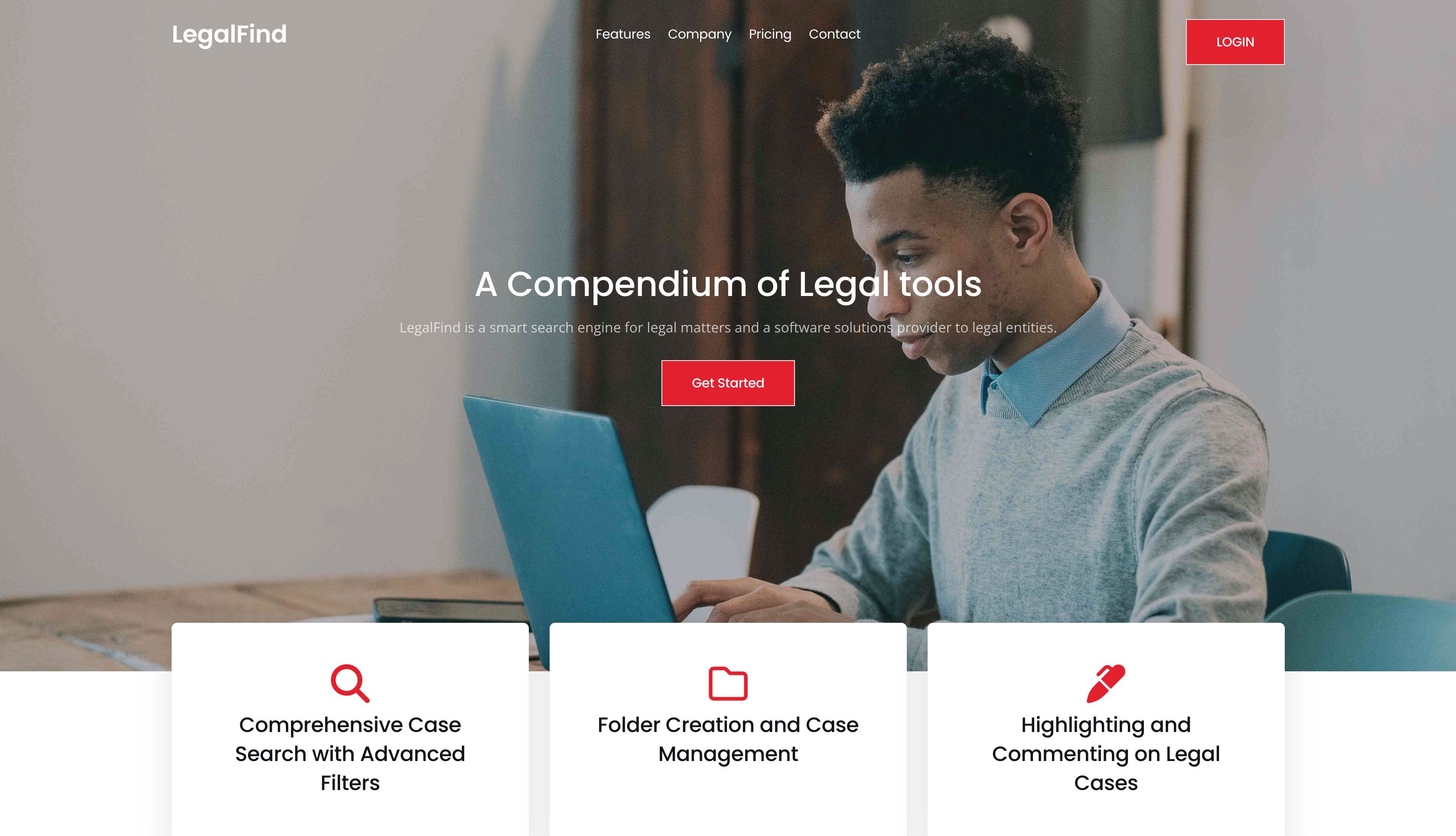 An image of the LegalFind project.